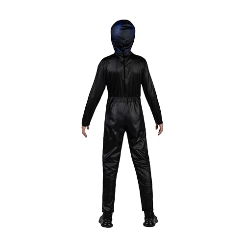 Marvel Miles Morales Official Youth Halloween Costume - Printed Jumpsuit with Fabric Mask