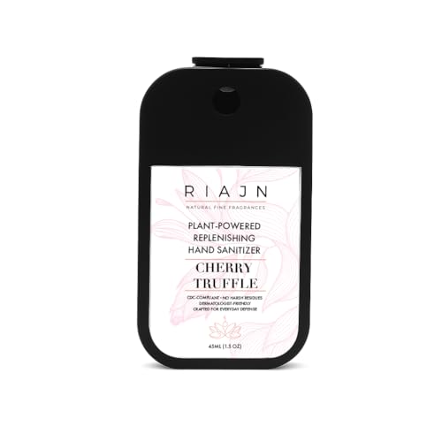 RIAJN Replenishing Hand Sanitizer Mist | Scented Pocket Power Mist | Skin-Safe & Non-Irritating | Hydrating Sanitizer Spra...