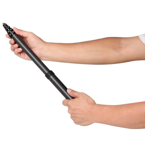 kezhi Ultra Long 3m/118 Inch Extension Pole Carbon Fiber Invisible Selfie Stick for Insta360 X5 X4 Insta 360 X5 X4 X3 X X2...