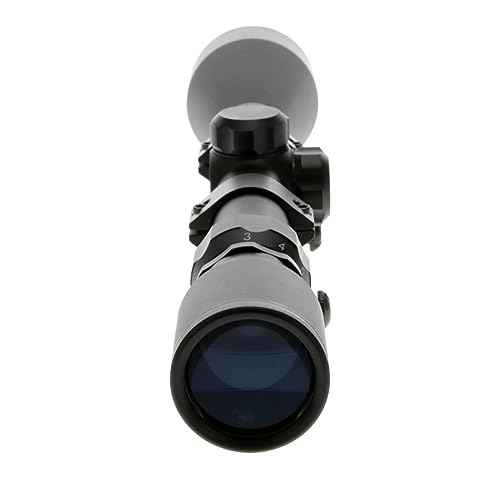 Truglo BUCKLINE Tactical Hunting Shooting Durable Waterproof Fogproof 1" Aluminum Tube Riflescope with Weaver-Style Mount Rings & Elastic Lens Covers Included