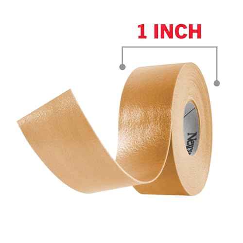 Nexcare Blister Prevention Tape, Waterproof Foam Medical Tape, Latex-Free, Sticks Firmly to Skin to Help Prevent Blisters - 1 in x 5 yds, 4 Rolls of Tape