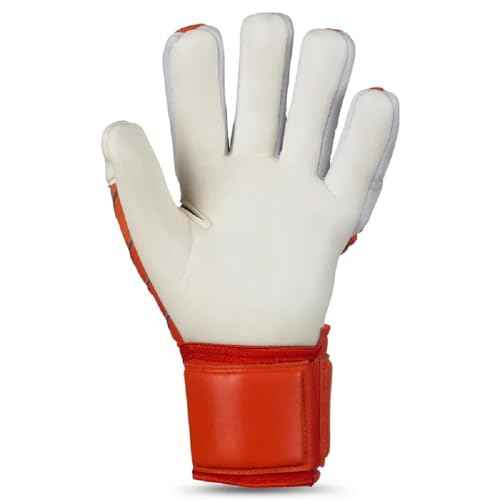 SELECT 77 Super Grip Goalkeeper Gloves, Orange/White V24, Size 10