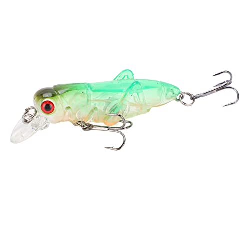 Grasshopper Minnow Hard Baits Lifelike Fishing Lure Set for Anglers Colorful Simulation Bait Fishing Adventures