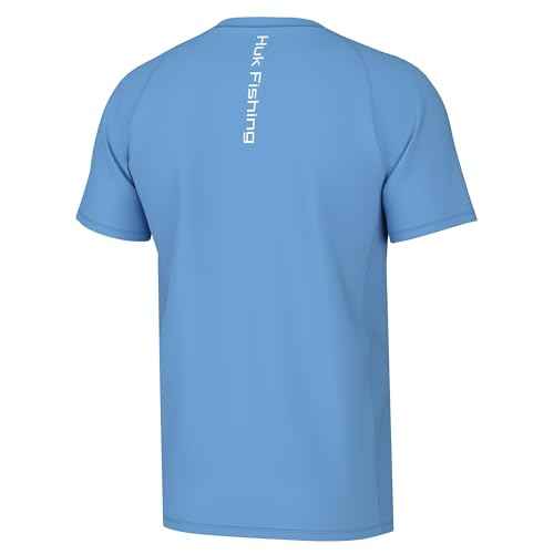 HUK Mens Pursuit Short Sleeve Shirt, Performance Shirt + Sun Protection