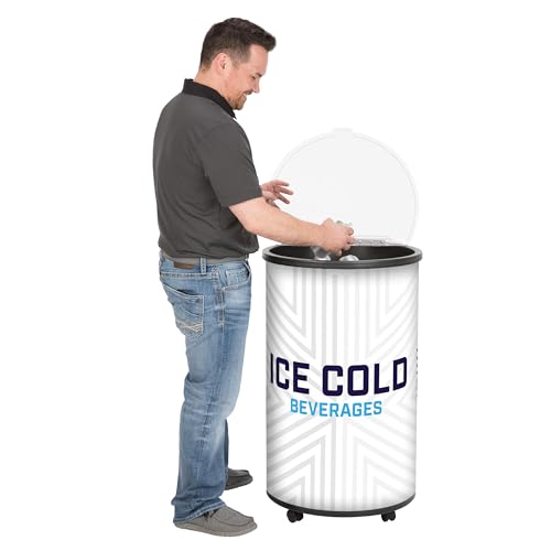 Ice Hawk | 72 qt Cooler with Wheels Durable Rotomolded Insulated | for Large Gatherings, Work, Patio, Bar, Beverages Party...