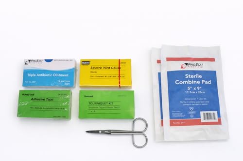 First Aid Trauma & Burn Response Bag – 140+ Piece Emergency Kit with Tourniquet, Water-Jel Burn Dressings, PPE, Wound Care...