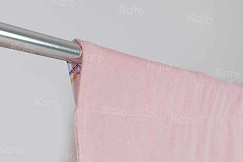 Kate 6ftX9ft Solid Light Pink Backdrop Portrait Photography Background for Photography Studio Children and Headshots Light...