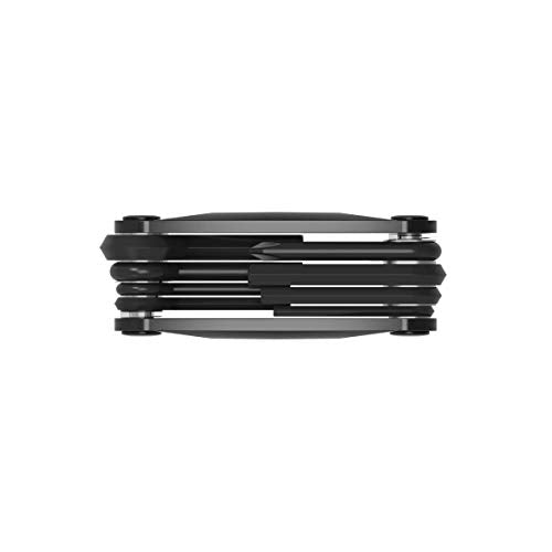 LEZYNE RAP II Bicycle Multi-Tool 8 in 1, Anti-Corrosion Bits, Hex 2.5/3/4/5/6mm, T10/T25, Phillips Head, Compact Bike Tool