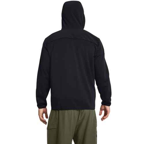 Under Armour Men's Essential Swacket, (002) Black / / White, Large