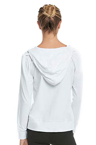 Women's Zip Up Cotton Light Hoodie Jacket