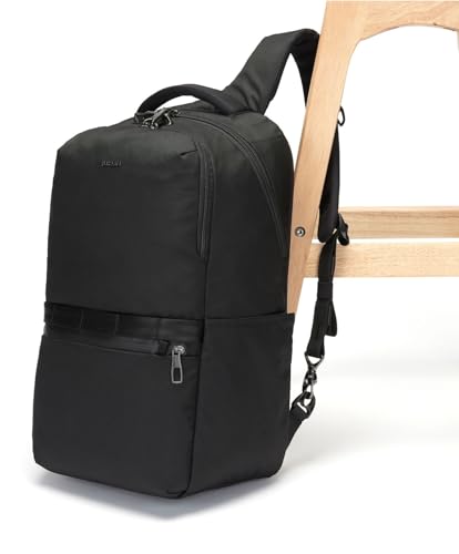 Pacsafe Metrosafe X Anti Theft 25L Backpack - With Padded 15" Laptop Sleeve, Black