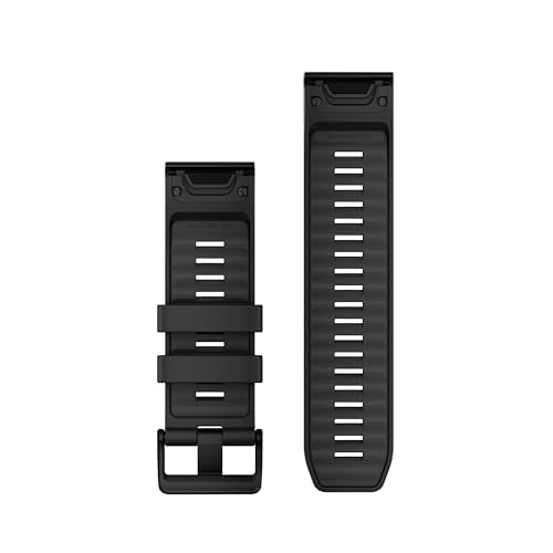 Garmin QuickFit, 26mm Black Silicone Band