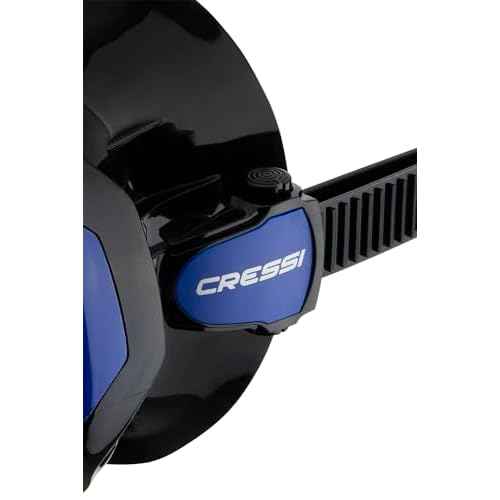 Cressi Perfect View Scuba Diving, Snorkeling Mask in Pure Comfortable Silicone - Available with Different Panoramic Lenses - Liberty: Designed in Italy