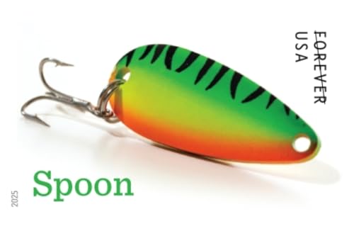Freshwater Fishing Lures 2025 (Sheet of 20) First-Class Mail Forever Postage Stamps
