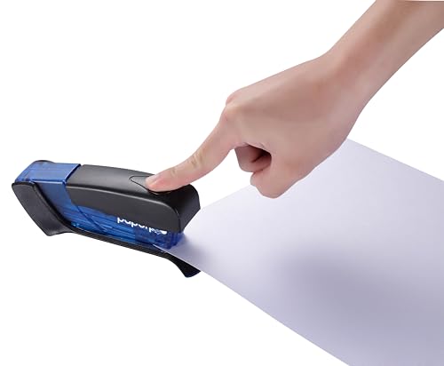 PaperPro Compact Classic Desktop Stapler, 15 Sheet Capacity, No Effort, Includes 105 Staples, One Finger, 80% Easier Stapl...