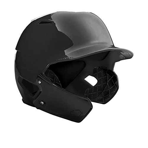 EvoShield XVT¢â High Gloss Batting Helmet Face Shield - Black, Right Handed Hitter