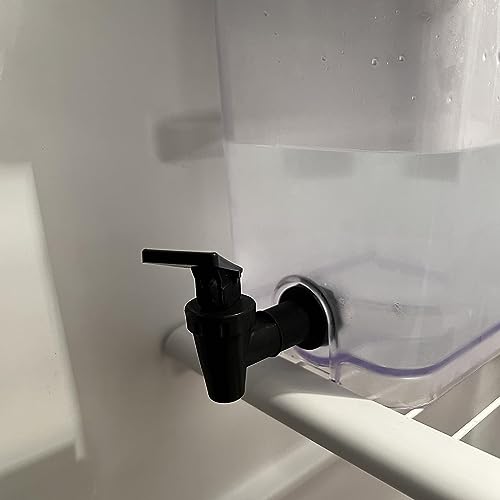 2 Pcs Replacement Cooler Faucet, Reusable Spigot Spout Water Beverage Lever Pour Dispenser Valve Water Crock Water Tap, BP...