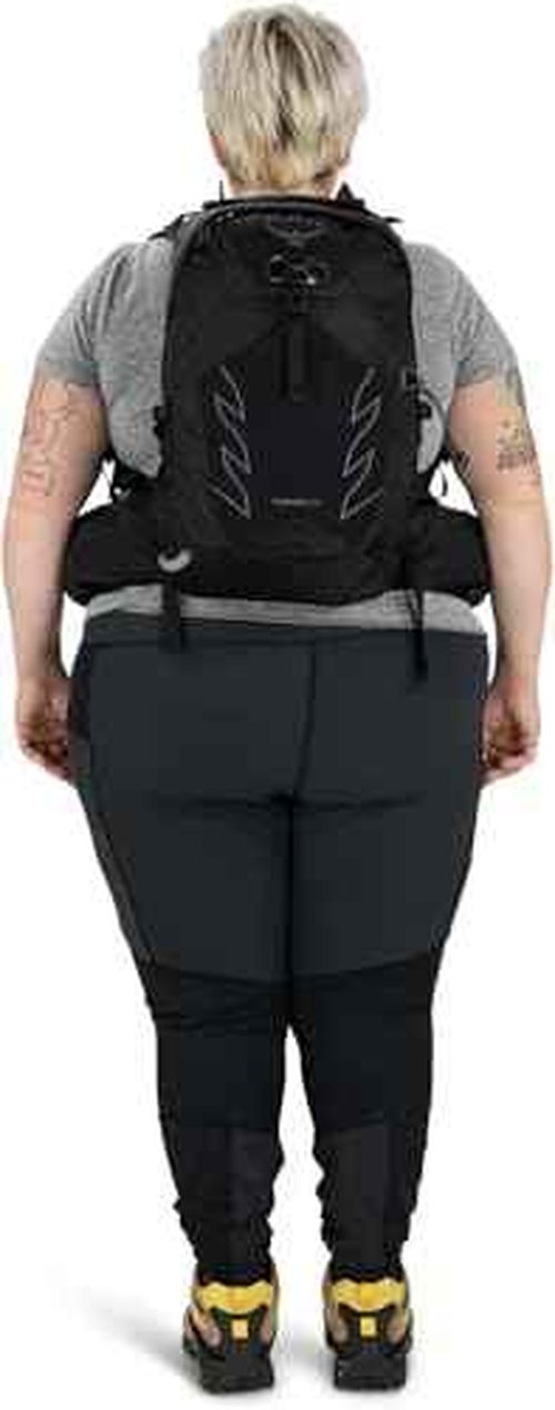 Osprey Tempest 20L Women's Hiking Backpack with Hipbelt, Stealth Black, WXS/S, Extended Fit