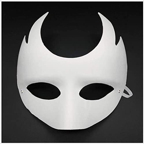 Timtop 14 PCS DIY White Masks Paper Half Face Masquerade Masks Craft Mardi Gras Mask Paintable Blank Halloween Party Mask