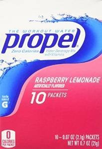 Propel Zero Powder Packets Variety Bundle - 60 Packets - 6 Boxes Total (2 Boxes Each of Raspberry Lemonade, Kiwi Strawberr...