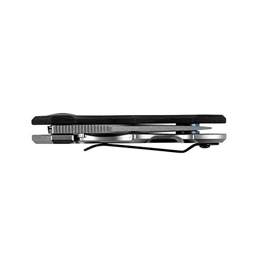 Zero Tolerance and Tim Galyean Pocketknife; 1.8 Inch Premium CPM 20CV Stainless Steel Blade, Carbon Fiber Front with Stone...
