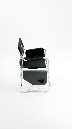 Tuscany Pro Oasis Premium Director Fishing Chair with Rod Holder - Folding Aluminum Chair