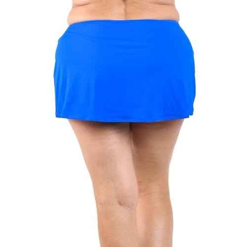 La Blanca Womens Island Goddess Asymmetrical Skirted Swimsuit Bottom