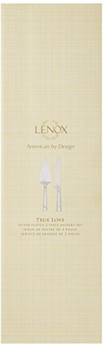 Lenox 812615 True Love Cake Knife & Server, Metallic