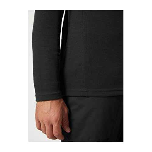 Helly-Hansen Mens HP 1/2 Zip Pullover, 982 Ebony, X-Large