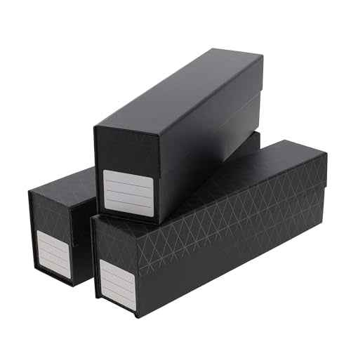 BCW QuickFold¢ç Card Storage Boxes for Magnetics & Toploaders ? 3 Pack | Trading Card Holder Box with Magnetic Closure | Easy Fold Assembly for Sports and TCG Cards