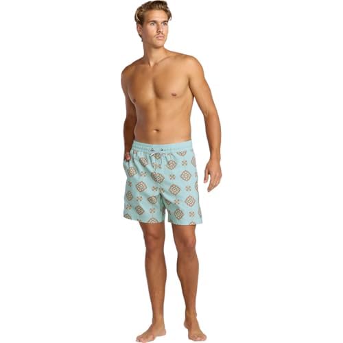 Billabong Good Times Layback Elastic Waist 16 Inch Swim Trunks