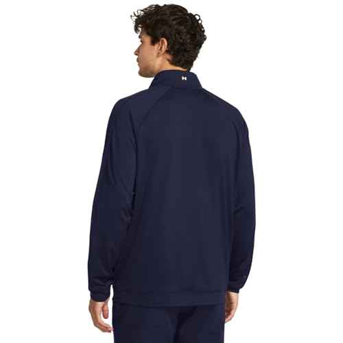 Under Armour Men's Storm Midlayer Full Zip, (410) Midnight Navy / / White, Medium