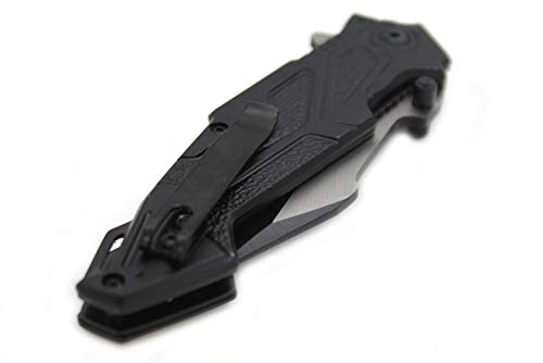 Snake Eye Tactical Every Day Carry 2 Tone Fast Deployment Folding Knife Ultra Smooth One Hand Opening Folding Pocket Knife...