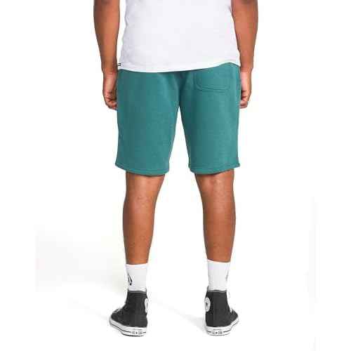 Volcom Mens Elastic Waist SweatShorts with Drawstring ? Fleece Lounge Shorts, Soft Cotton Blend, Relaxed Fit
