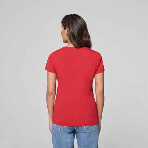 PUMA Scuderia Ferrari F1 Women's Tshirt with Large Scudetto Shield Logo - Red