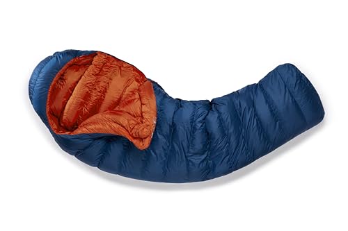 Rab Men's Ascent Down Sleeping Bag - Lightweight Warm Mummy Sleep Sack for Camping & Backpacking