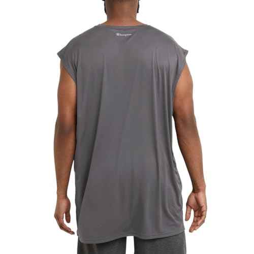 Champion Men's Sleeveless T-shirt, Sport Tank, Muscle T-shirt for Men (Reg. Or Big & Tall)