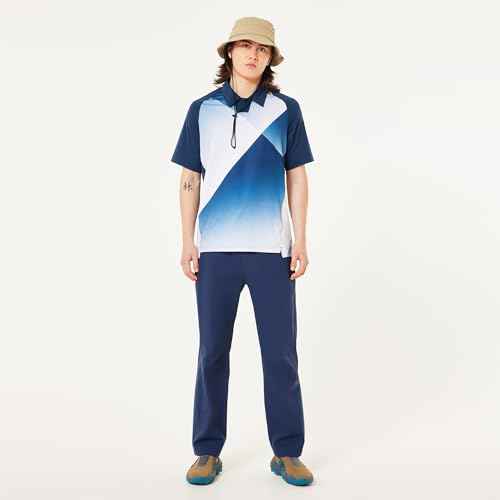 Oakley Mens C1 Hazy Geo Polo