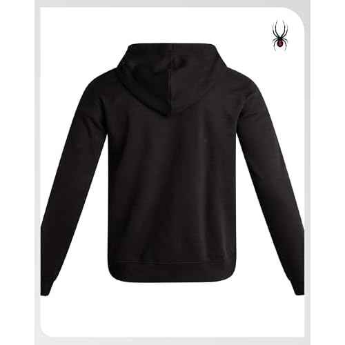Spyder Mens Zip Up Hoodie - Super Soft Performance Fleece Sweatshirts for Men - Warm Athletic Hoodies for Running Walking Gym
