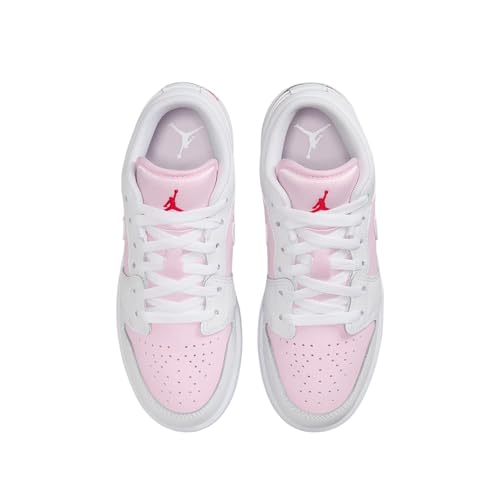 AIR JORDAN 1 LOW (GS) "PINK FOAM /WHITE-FIRE RED"