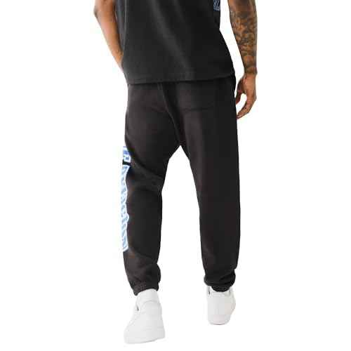 True Religion Men's Raw Exaggerated Icon Jogger