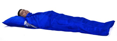 Marycrafts 100% Pure Mulberry Silk Single Sleeping Bag Liner Travel Sheet 83"x33"