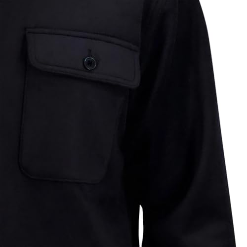 Kirkland Signature Men's Shirt Jacket – Heavyweight 2-Way Stretch Workwear, Button Closure, Long Sleeve, Casual Outerwear
