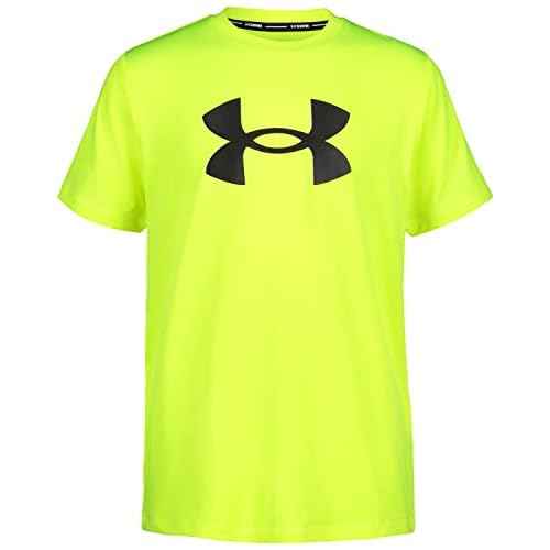 Under Armour boys Short Sleeve Rashguard, Salt-resistant Swim Shirt, Built-in Upf 40+ Sun Protection