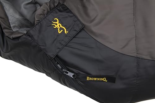 Browning Camping Endeavor -20° Mummy Sleeping Bag - Brown/Black