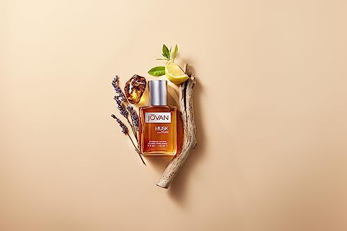 Jovan Musk for Men Eau de Cologne Spray 3 fl oz (Pack of 1), Notes of Carnation, Lavender, and Amber, Men's Fragrance, Long Lasting, Everyday Fragrance, Travel Size