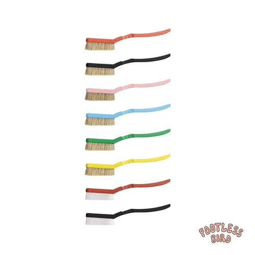 Footless Bird Rock Climbing & Bouldering Brush, Ergonomic, High Density Wild Boar's Thick Hair Bristles, 100% Recyclable, ...