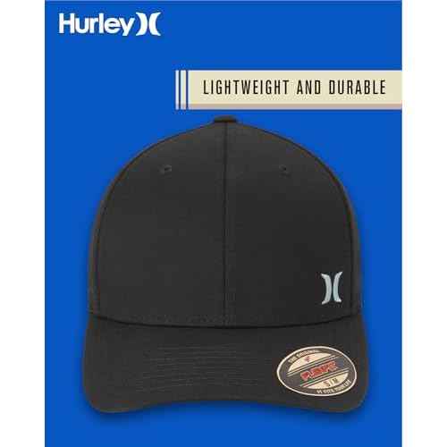 Hurley Men's Hat - Curved Brim Stretch Fitted Cap