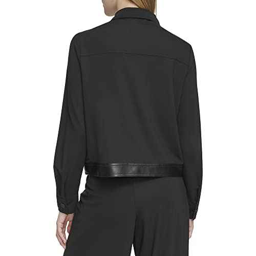 Calvin Klein Women's Jacket Knit Zip Front