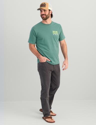 HUK Kids Performance Fishing Logo Tee, Short Sleeve T-Shirt for Kids